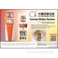 Kiosk Machine for Mobile Phone Sticker Design and Making